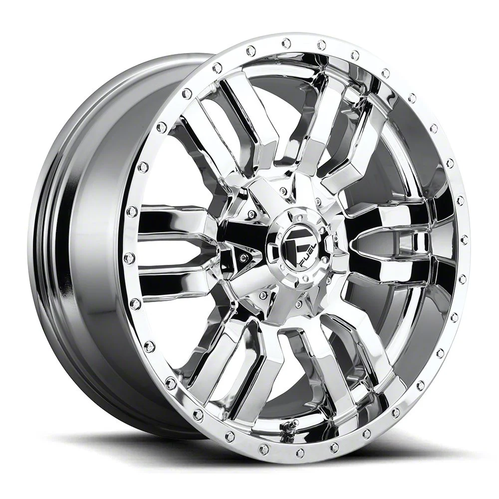 Fuel Wheels Sledge Chrome 8-Lug Wheel; 20x10; -18mm Offset (17-22 F-250 Super Duty)