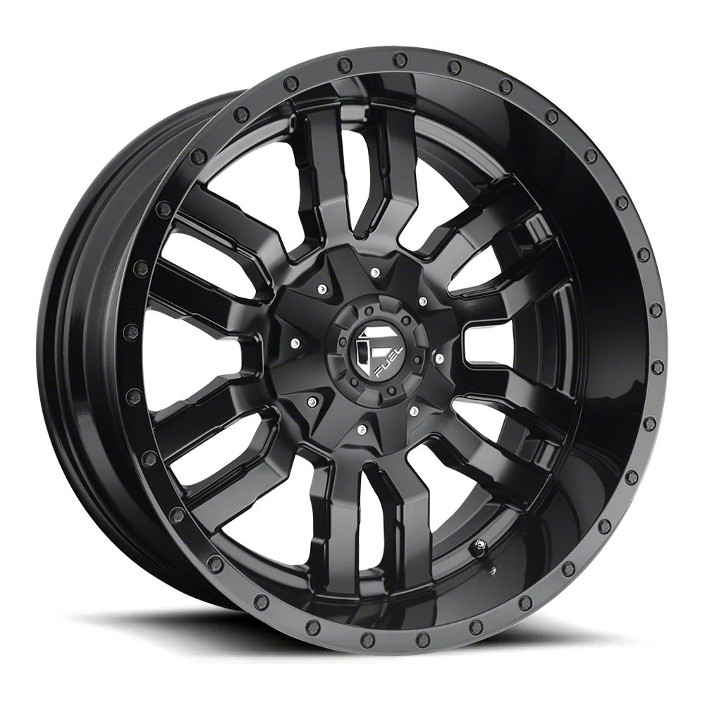 Fuel Wheels Sledge Matte Black 8-Lug Wheel; 20x9; 1mm Offset (17-22 F-250 Super Duty)