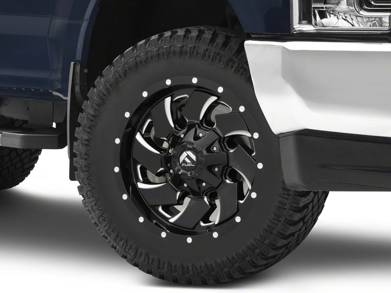 Fuel Wheels Cleaver Gloss Black Milled 8-Lug Wheel; 20x9; 20mm Offset (17-22 F-350 Super Duty SRW)