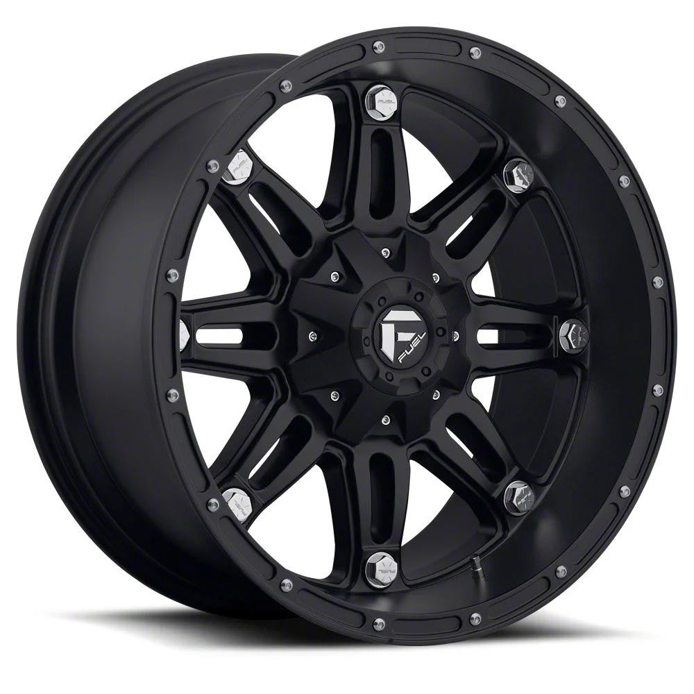 Fuel Wheels Hostage Matte Black 8-Lug Wheel; 17x9; 1mm Offset (17-22 F-350 Super Duty SRW)