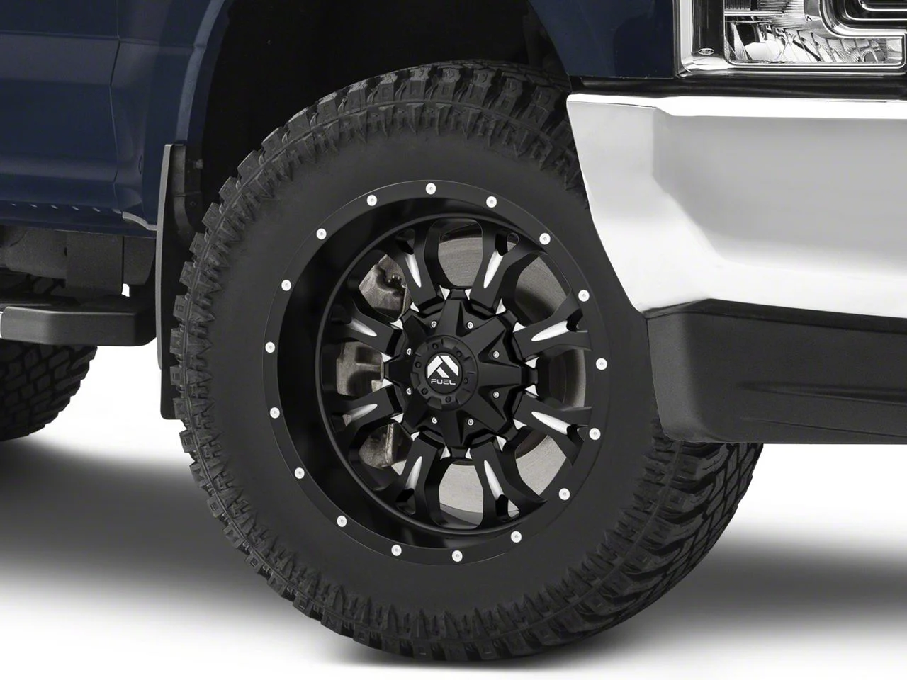 Fuel Wheels Krank Matte Black Milled 8-Lug Wheel; 20x10; -24mm Offset (17-22 F-350 Super Duty SRW)