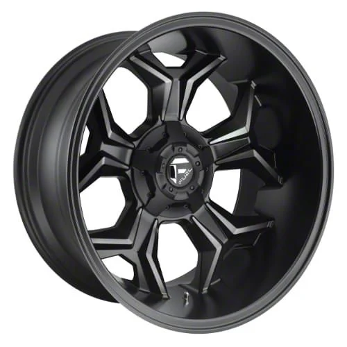 Fuel Wheels Avenger Matte Black Machined with Dark Tint 6-Lug Wheel; 20x12; -44mm Offset (21-26 F-150)