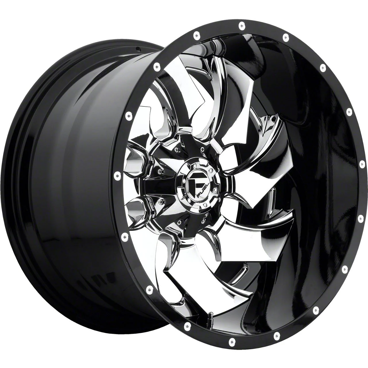 Fuel Wheels Cleaver 2-Piece Chrome 6-Lug Wheel; 20x12; -44mm Offset (21-26 F-150)