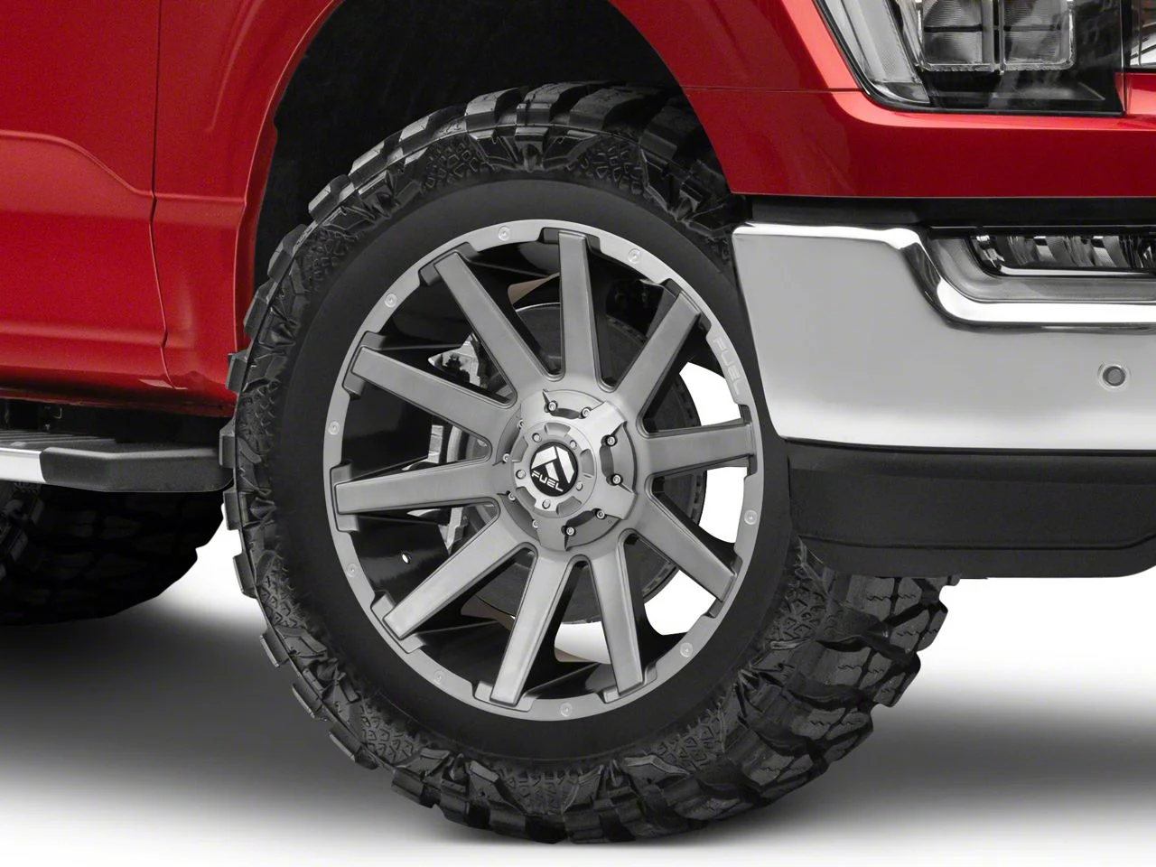 Fuel Wheels Contra Platinum Brushed Gunmetal 6-Lug Wheel; 20x9; 19mm Offset (21-26 F-150)