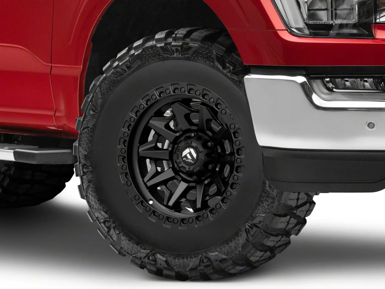Fuel Wheels Covert Matte Black 6-Lug Wheel; 17x9; -12mm Offset (21-26 F-150)