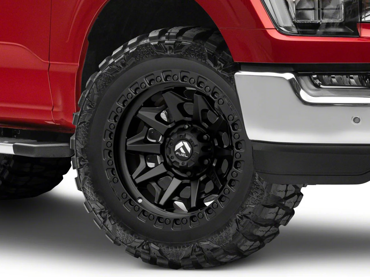 Fuel Wheels Covert Matte Black 6-Lug Wheel; 20x10; -18mm Offset (21-26 F-150)
