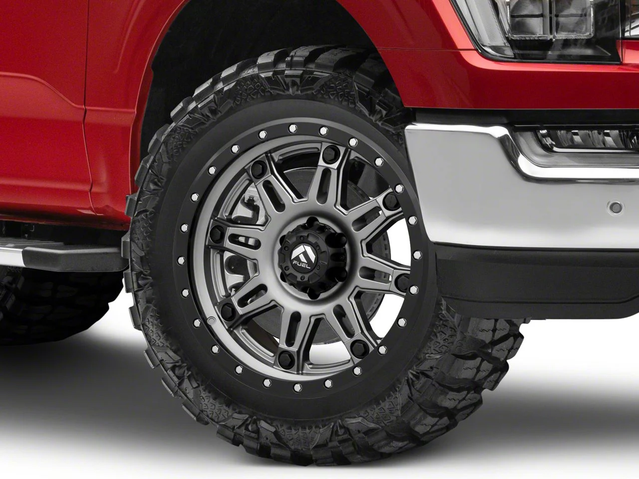 Fuel Wheels Hostage III Gun Metal 6-Lug Wheel; 20x9; 1mm Offset (21-26 F-150)