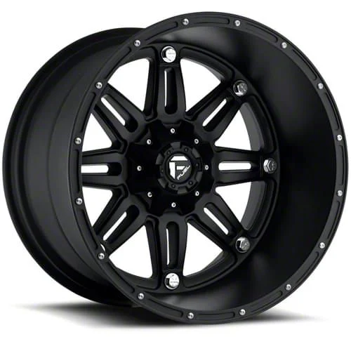 Fuel Wheels Hostage Matte Black 6-Lug Wheel; 18x12; -44mm Offset (21-26 F-150)
