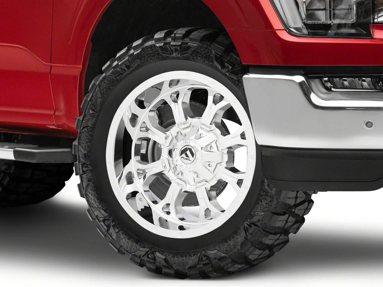 Fuel Wheels Krank Chrome 6-Lug Wheel; 20x10; -12mm Offset (21-26 F-150)