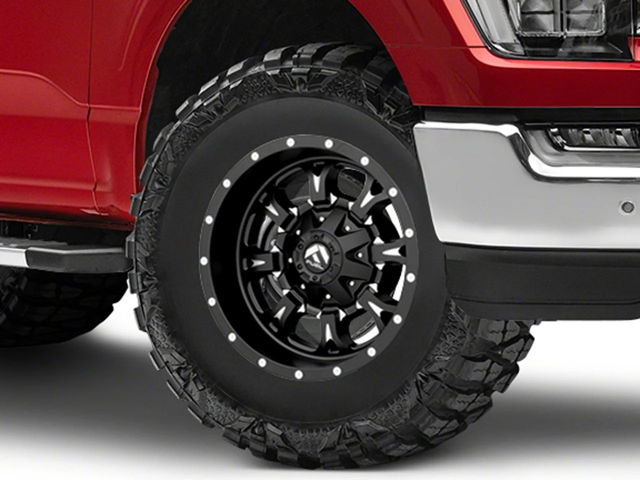 Fuel Wheels Krank Matte Black Milled 6-Lug Wheel; 17x9; 1mm Offset (21-26 F-150)