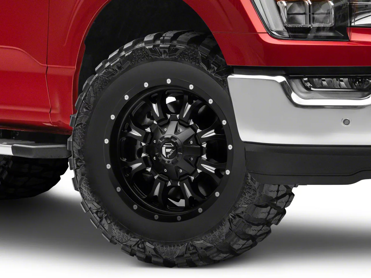 Fuel Wheels Krank Matte Black Milled 6-Lug Wheel; 18x9; 20mm Offset (21-26 F-150)
