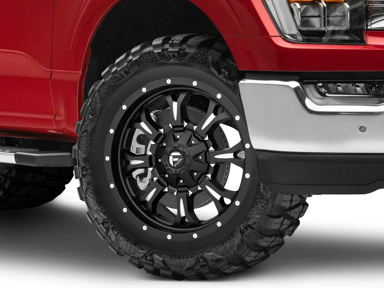 Fuel Wheels Krank Matte Black Milled 6-Lug Wheel; 20x9; 1mm Offset (21-26 F-150)