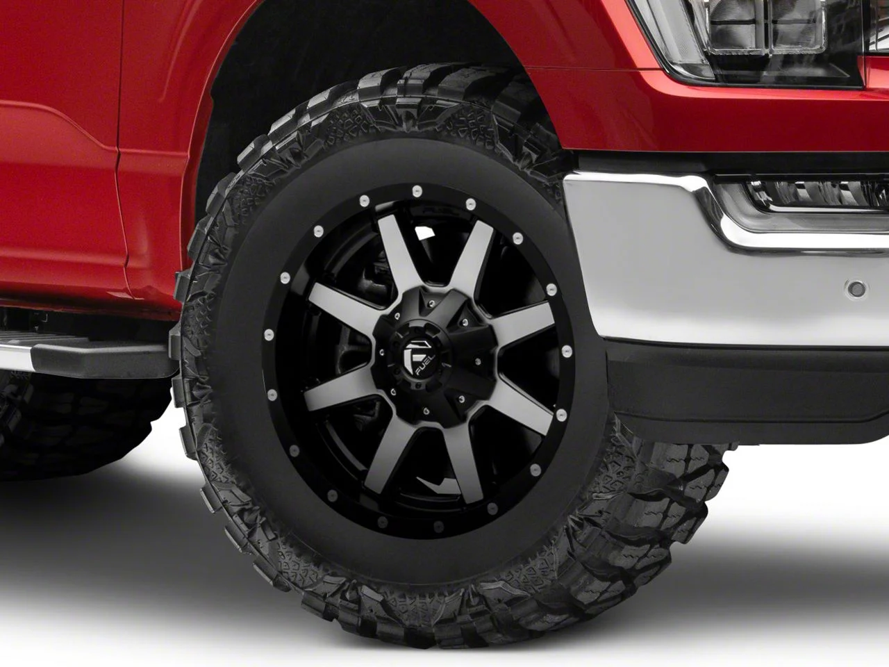 Fuel Wheels Maverick Matte Black Machined 6-Lug Wheel; 18x9; 1mm Offset (21-26 F-150)