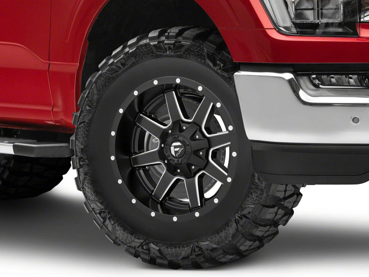 Fuel Wheels Maverick Matte Black Milled 6-Lug Wheel; 18x12; -44mm Offset (21-26 F-150)