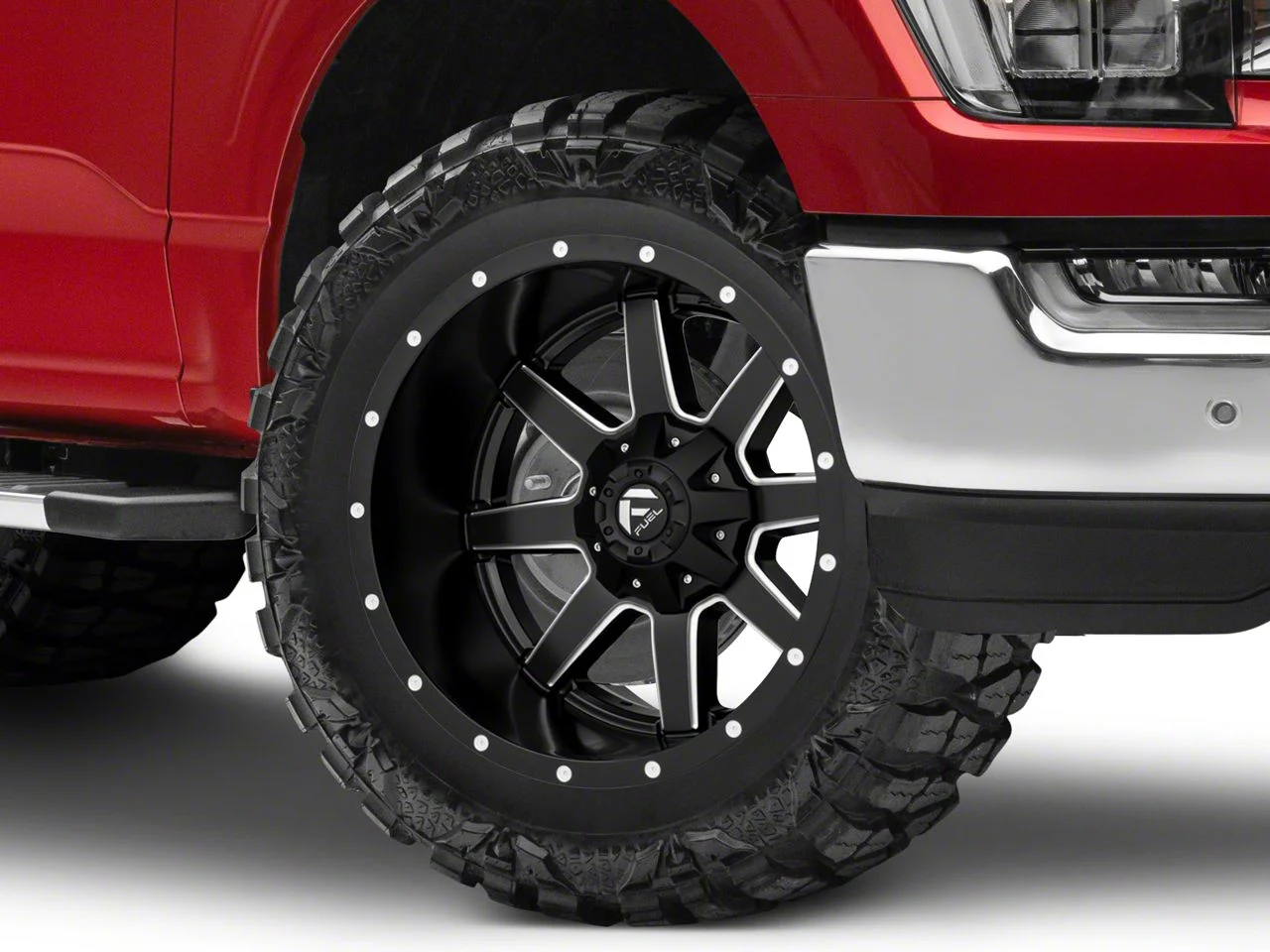 Fuel Wheels Maverick Matte Black Milled 6-Lug Wheel; 20x12; -44mm Offset (21-26 F-150)