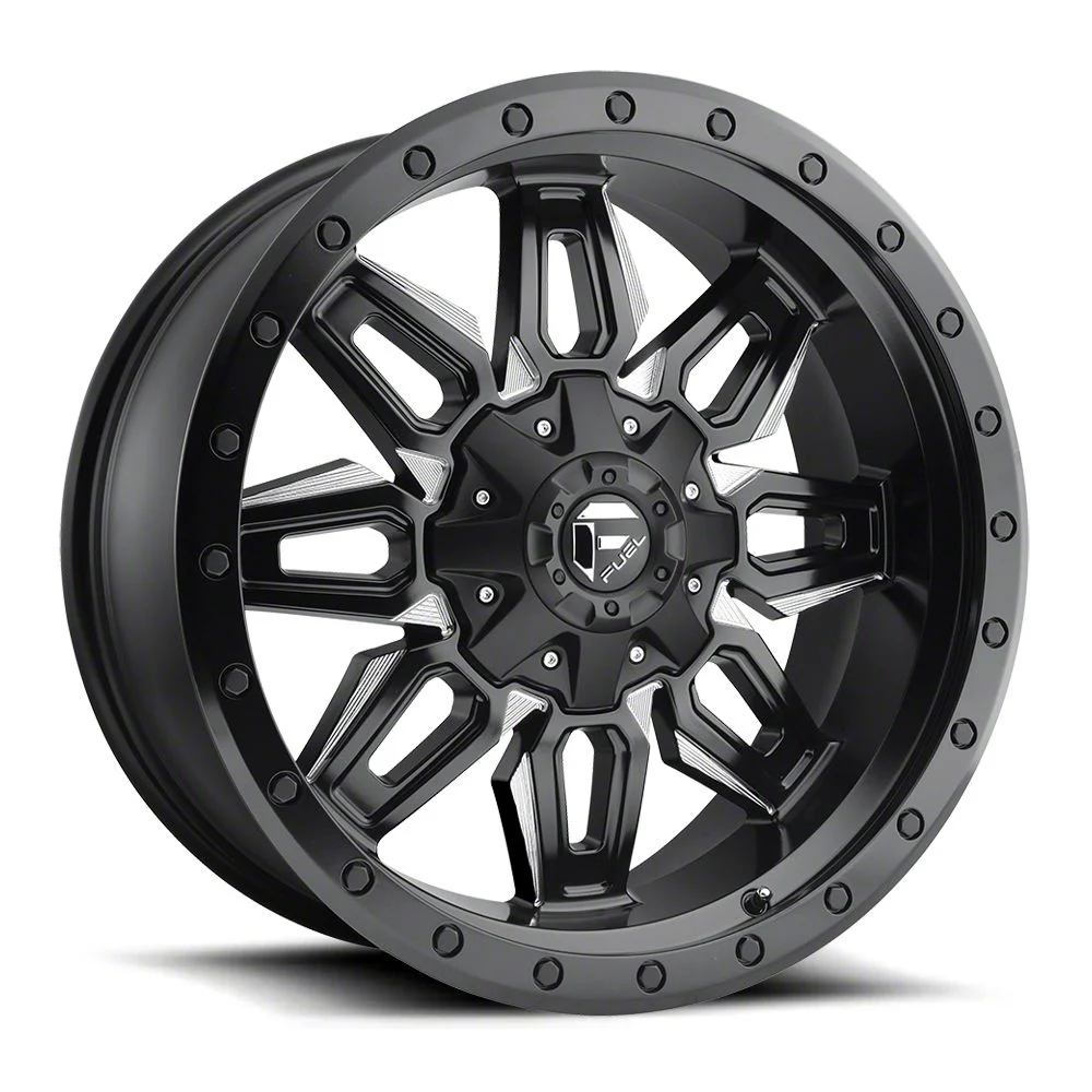 Fuel Wheels Neutron Matte Black Milled 6-Lug Wheel; 20x9; 20mm Offset (21-26 F-150)