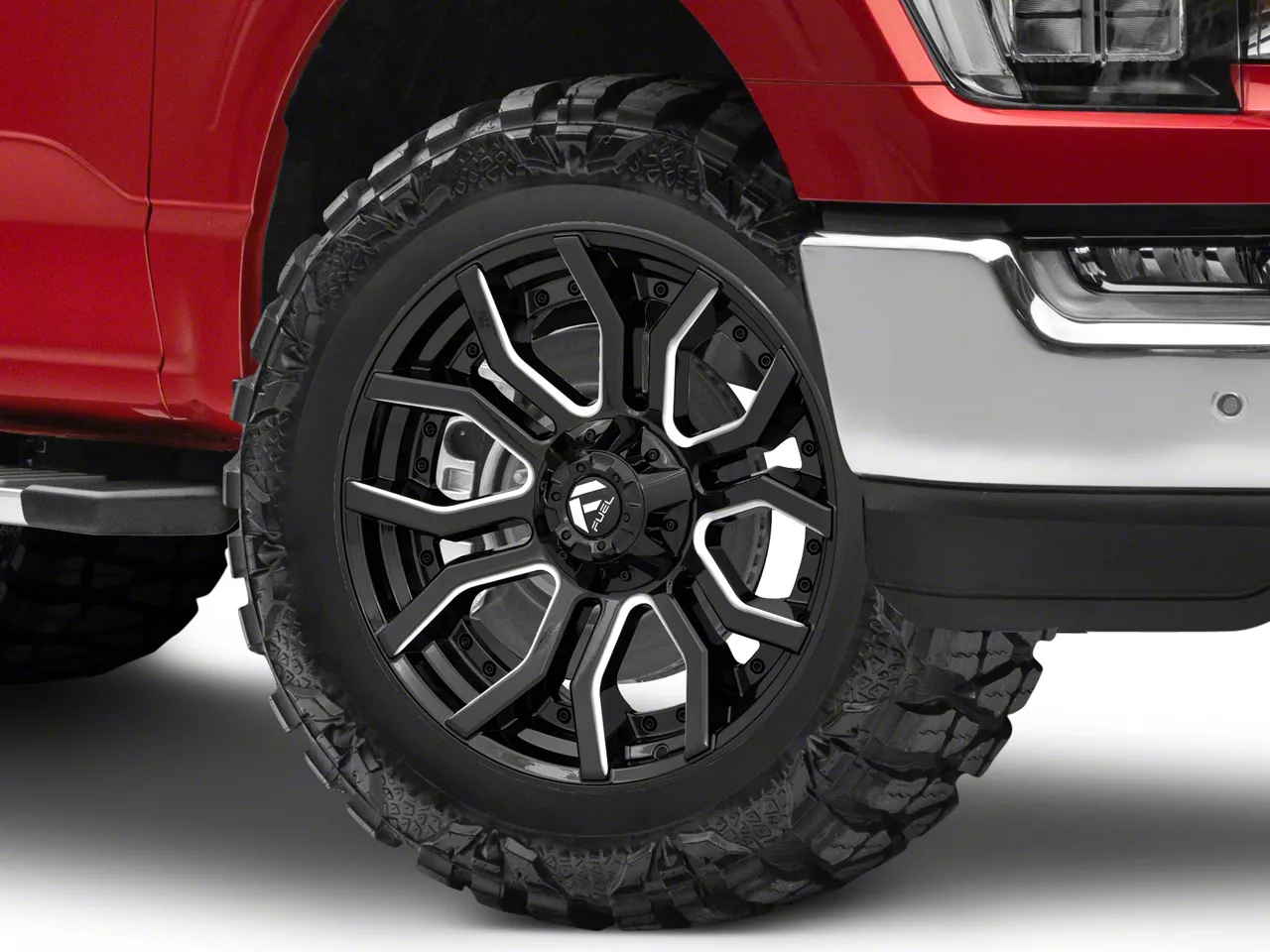 Fuel Wheels Rage Gloss Black Milled 6-Lug Wheel; 20x9; 1mm Offset (21-26 F-150)