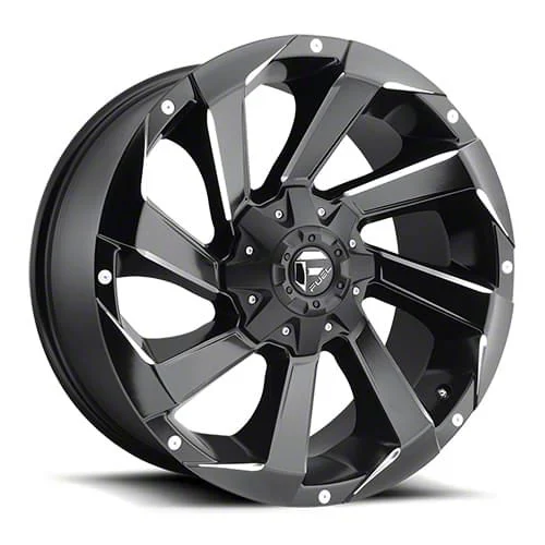 Fuel Wheels Razor Matte Black Milled 6-Lug Wheel; 18x9; 20mm Offset (21-26 F-150)