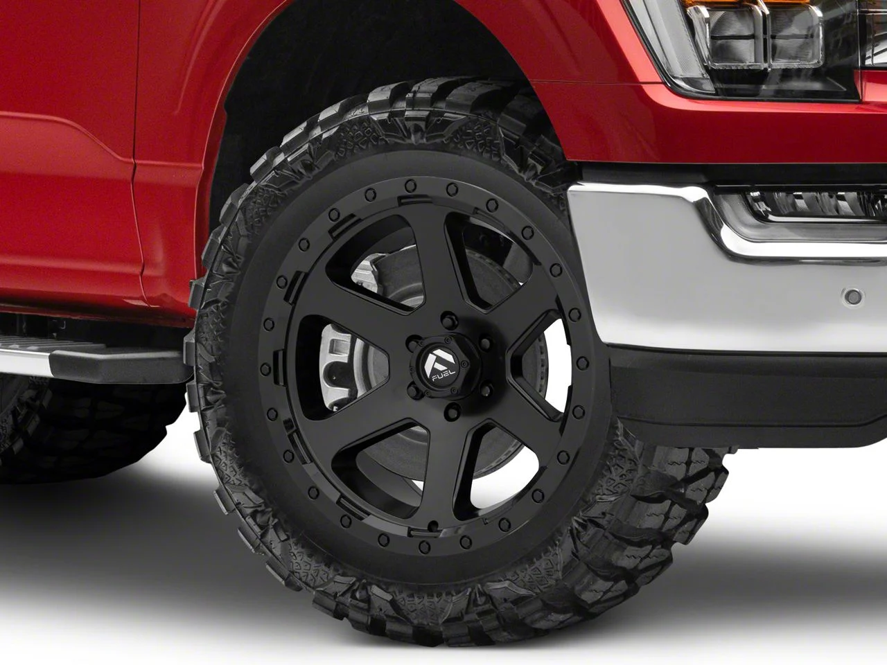 Fuel Wheels Ripper Matte Black 6-Lug Wheel; 20x9; 20mm Offset (21-26 F-150)