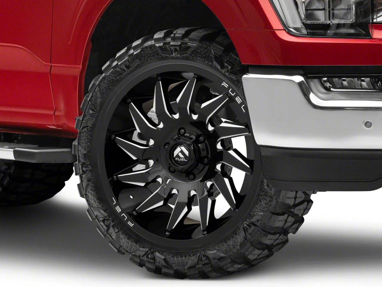 Fuel Wheels Saber Gloss Black Milled 6-Lug Wheel; 22x10; -18mm Offset (21-26 F-150)