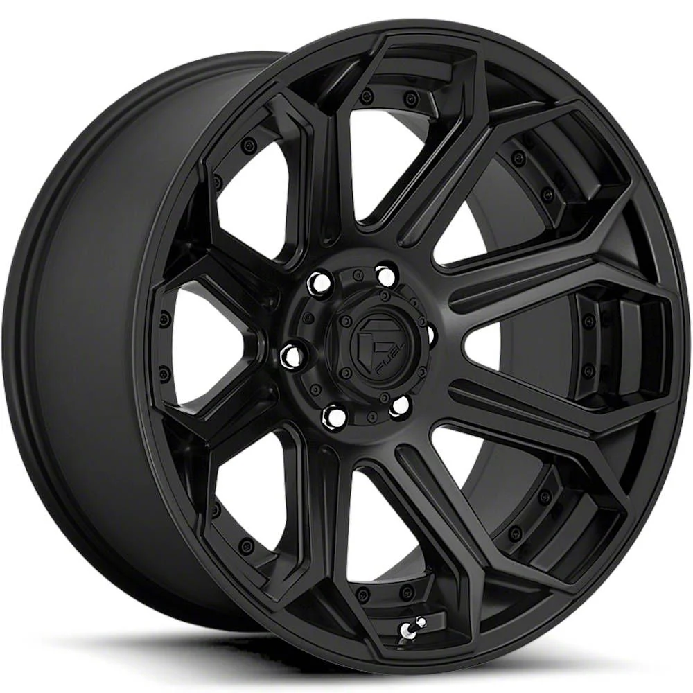 Fuel Wheels Siege Matte Black 6-Lug Wheel; 20x9; 20mm Offset (21-26 F-150)