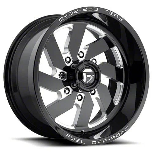 Fuel Wheels Turbo Gloss Black Milled 6-Lug Wheel; 20x10; -18mm Offset (21-26 F-150)