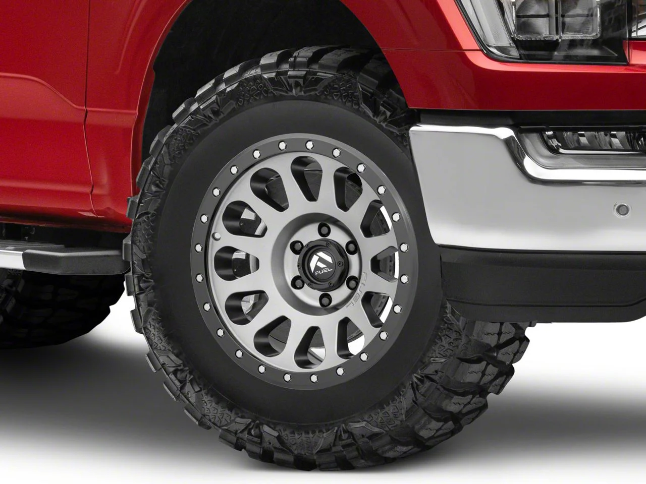 Fuel Wheels Vector Gun Metal 6-Lug Wheel; 18x9; 1mm Offset (21-26 F-150)