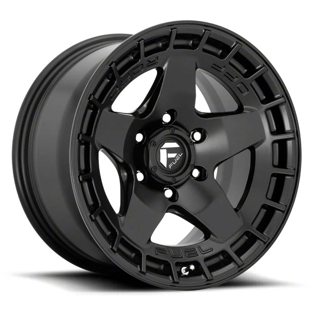 Fuel Wheels Warp Satin Black 6-Lug Wheel; 17x9; 1mm Offset (21-26 F-150)