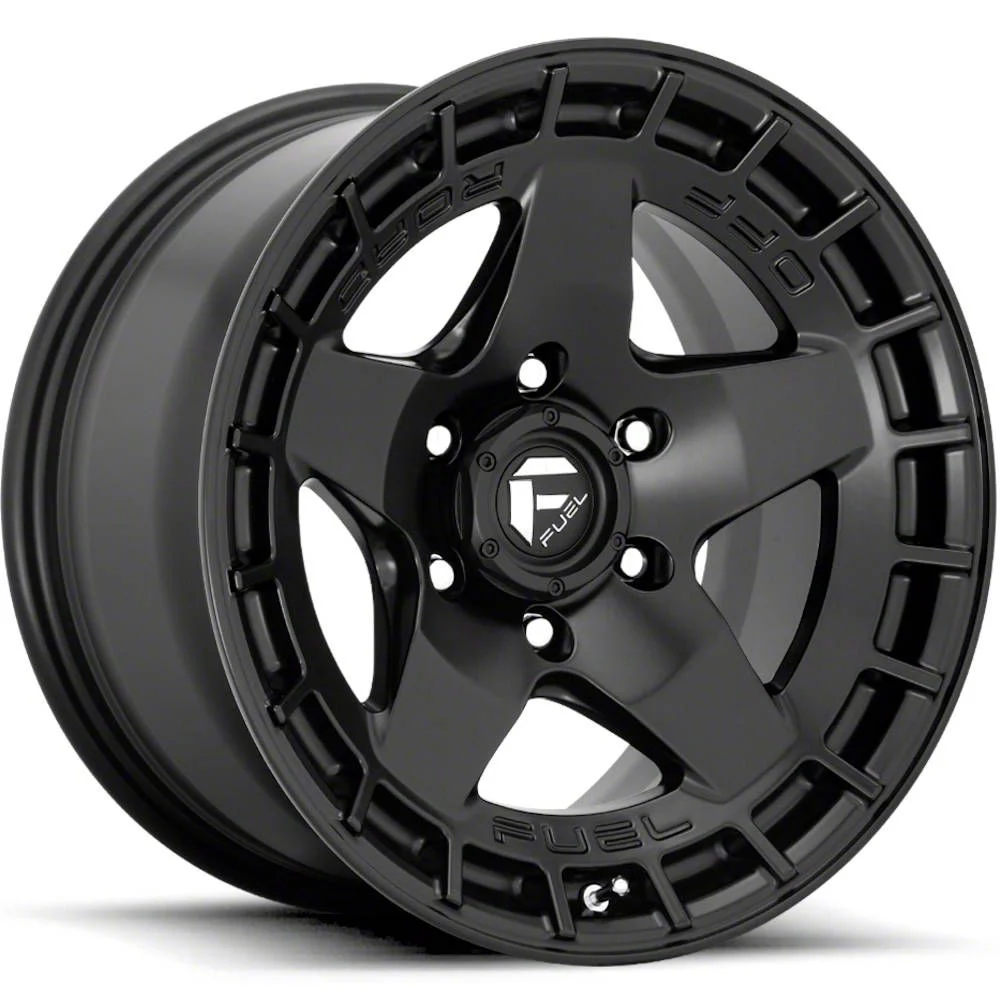 Fuel Wheels Warp Satin Black 6-Lug Wheel; 20x9; 1mm Offset (21-26 F-150)