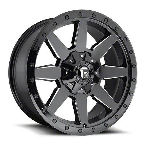Fuel Wheels Wildcat Gloss Black Milled 6-Lug Wheel; 20x9; 1mm Offset (21-26 F-150)