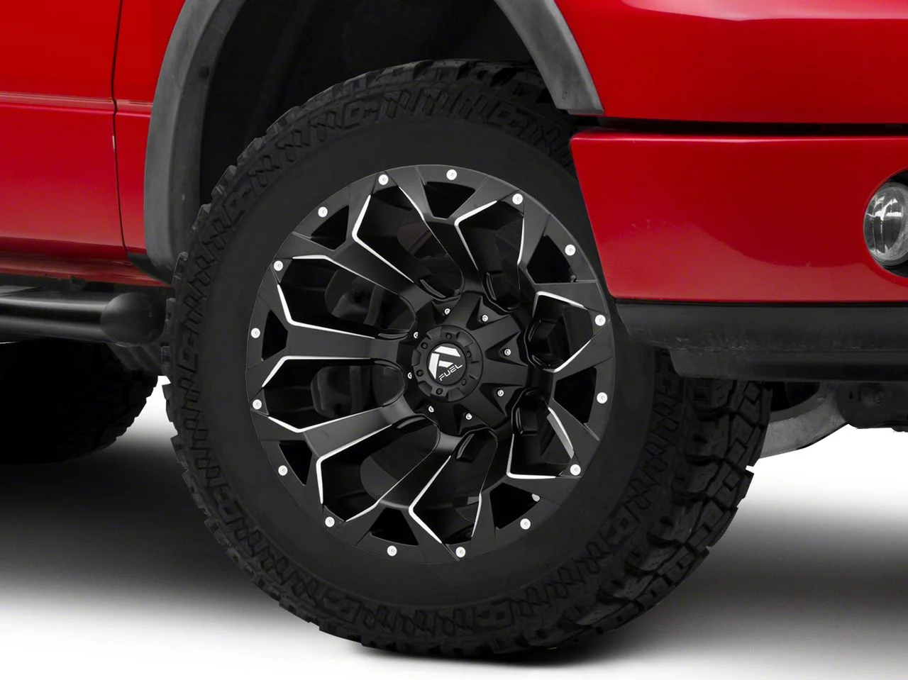 Fuel Wheels Assault Satin Black Milled 6-Lug Wheel; 20x12; -43mm Offset (04-08 F-150)