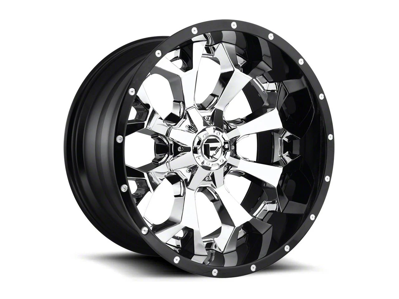 Fuel Wheels Assault Chrome 6-Lug Wheel; 22x10; -13mm Offset (14-18 Sierra 1500)