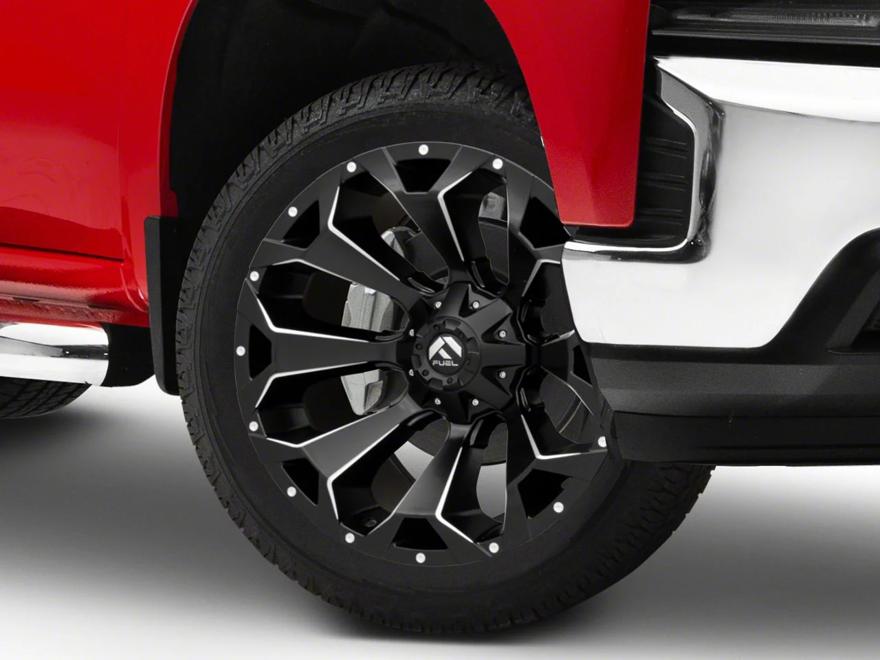 Fuel Wheels Assault Matte Black Milled 6-Lug Wheel; 24x11; -24mm Offset (19-26 Silverado 1500)
