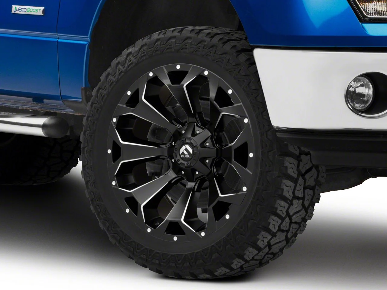 Fuel Wheels Assault Matte Black Milled 6-Lug Wheel; 24x11; -24mm Offset (09-14 F-150)