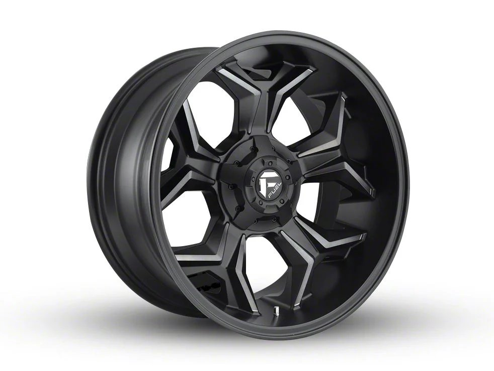 Fuel Wheels Avenger Matte Black Machined with Dark Tint 6-Lug Wheel; 20x10; -18mm Offset (15-20 F-150)