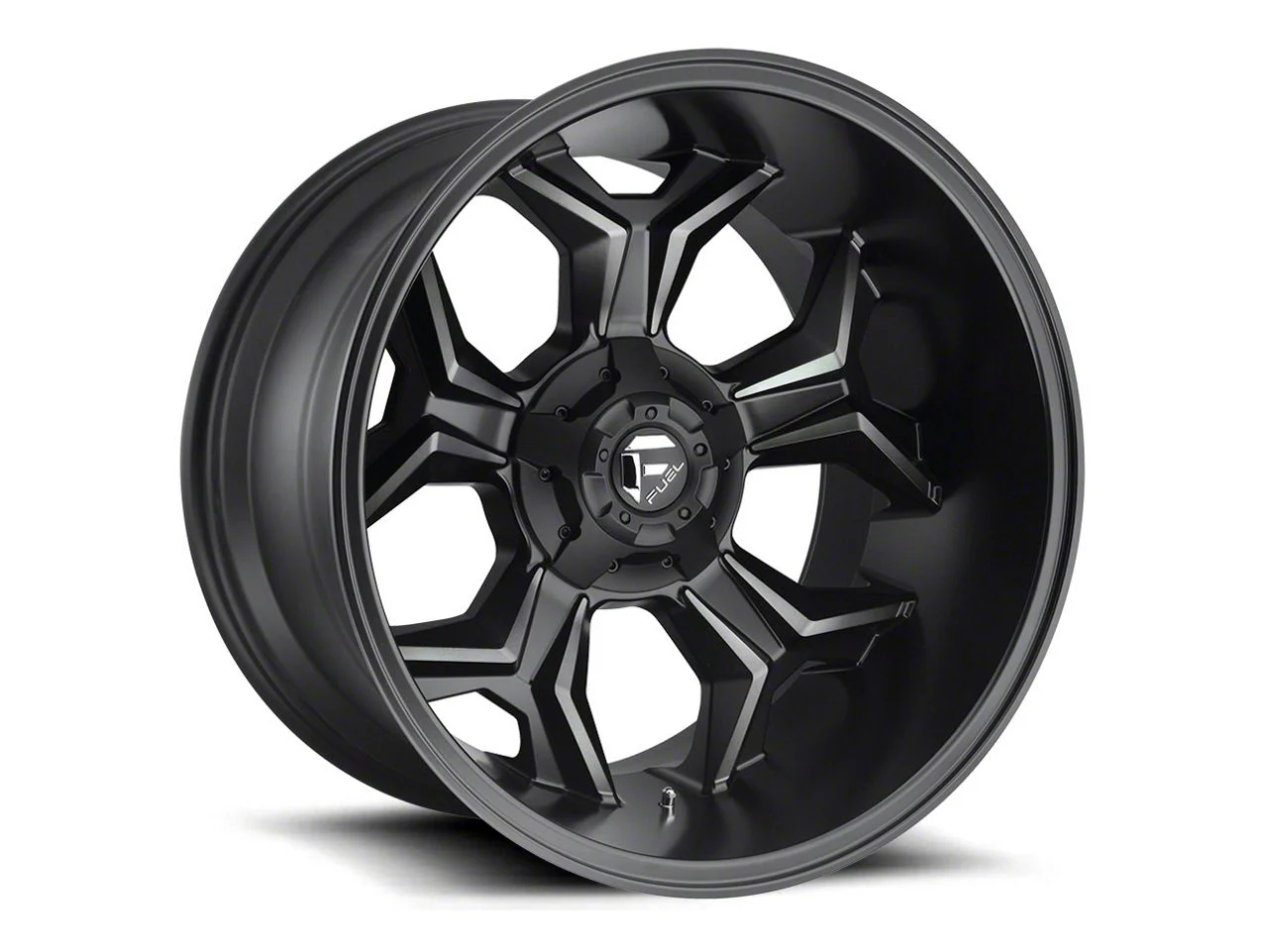 Fuel Wheels Avenger Matte Black Machined with Dark Tint 6-Lug Wheel; 20x12; -44mm Offset (15-20 F-150)