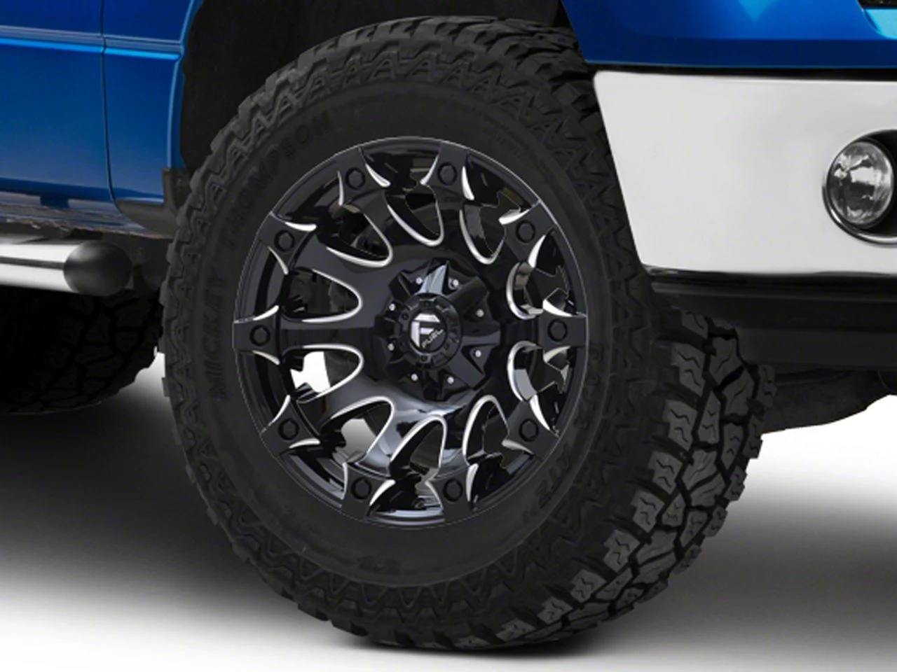 Fuel Wheels Battle Axe Gloss Black Milled 6-Lug Wheel; 20x10; -18mm Offset (09-14 F-150)