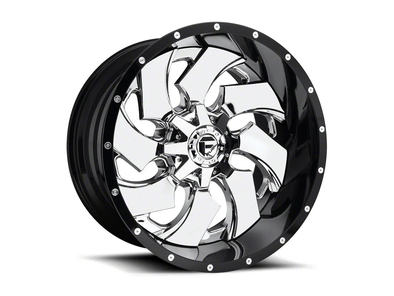 Fuel Wheels Cleaver 2-Piece Chrome 6-Lug Wheel; 20x12; -44mm Offset (09-14 F-150)