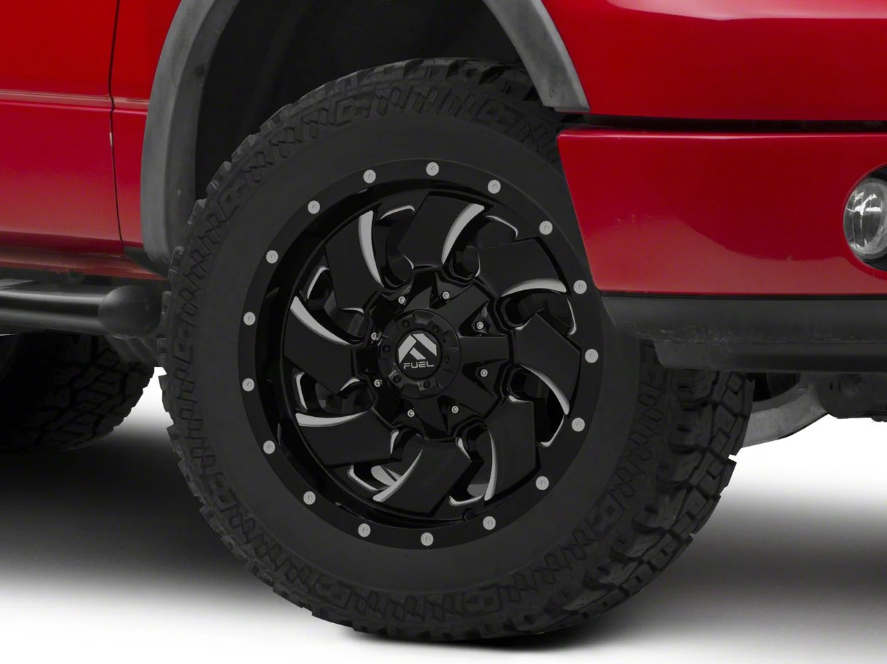 Fuel Wheels Cleaver Gloss Black Milled 6-Lug Wheel; 20x10; -18mm Offset (04-08 F-150)