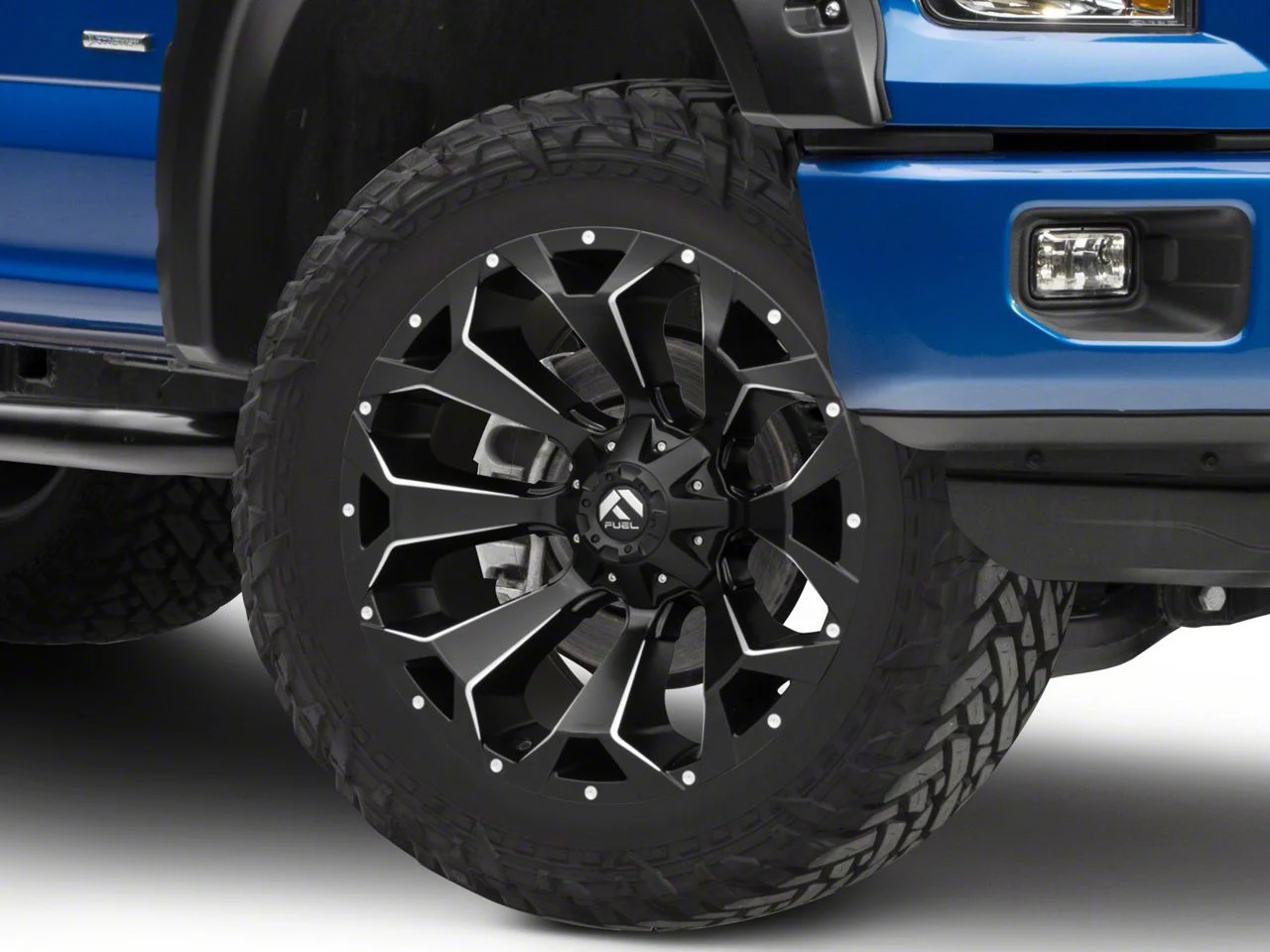 Fuel Wheels Assault Matte Black Milled 6-Lug Wheel; 24x11; -24mm Offset (15-20 F-150)
