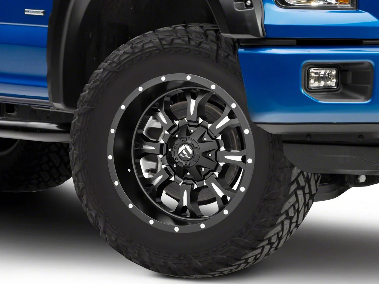 Fuel Wheels Krank Matte Black Milled 6-Lug Wheel; 20x10; -24mm Offset (15-20 F-150)