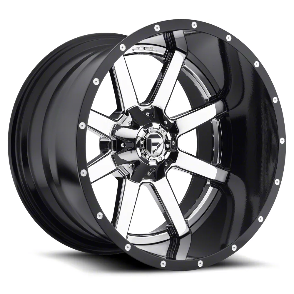 Fuel Wheels Maverick Chrome 6-Lug Wheel; 24x14; -75mm Offset (15-20 F-150)