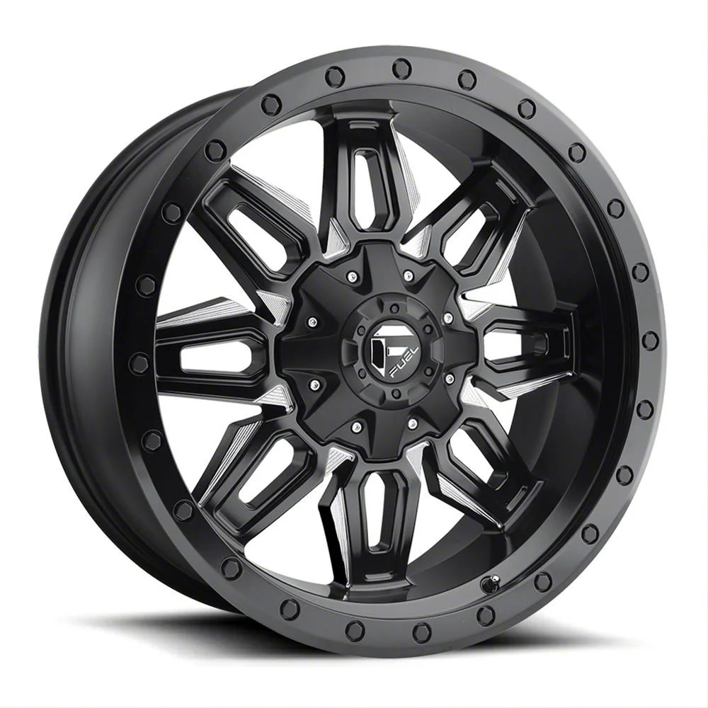 Fuel Wheels Neutron Matte Black Milled 6-Lug Wheel; 20x9; 20mm Offset (15-20 F-150)