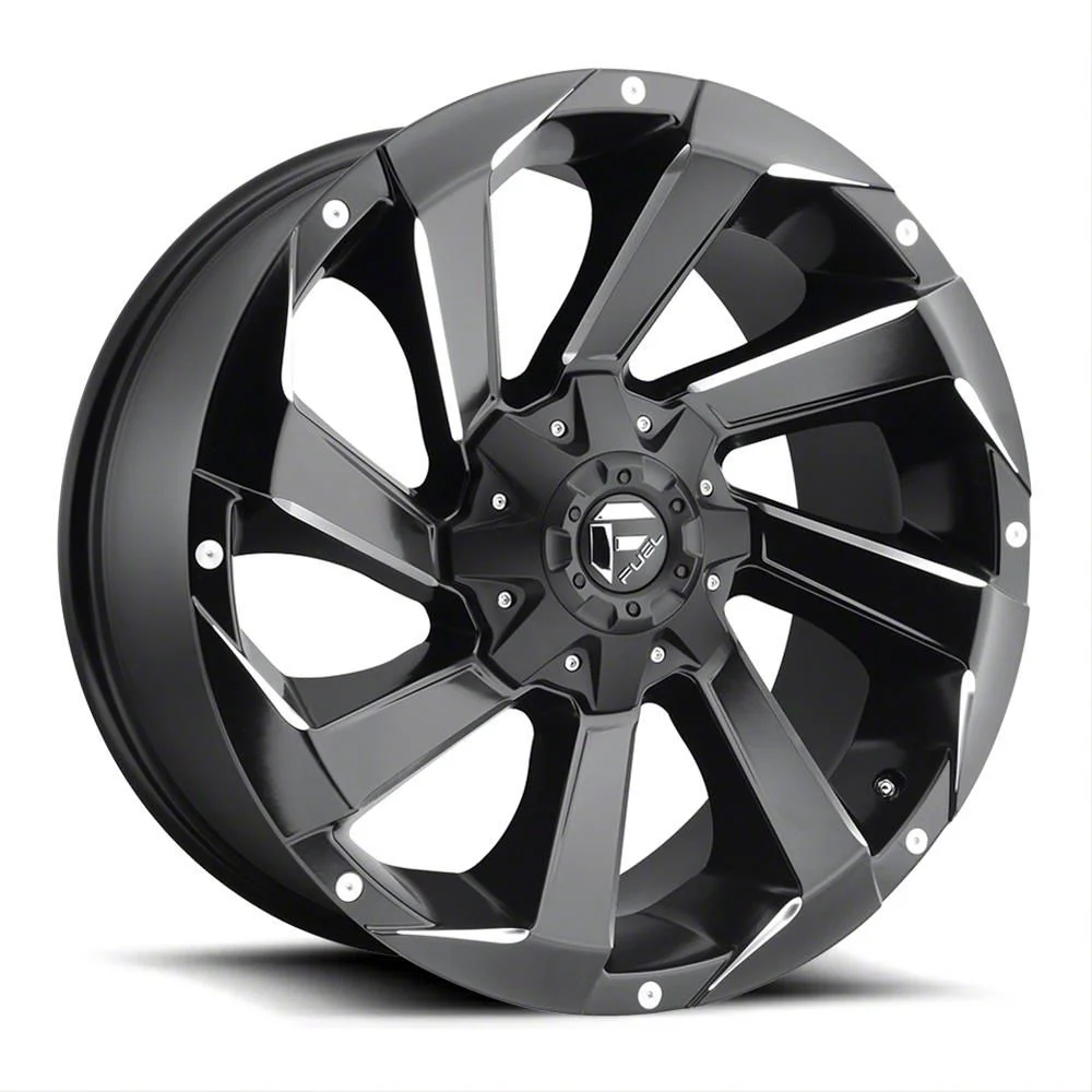 Fuel Wheels Razor Matte Black Milled 6-Lug Wheel; 18x9; 20mm Offset (15-20 F-150)