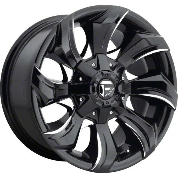 Fuel Wheels STRYKR Gloss Black Milled 6-Lug Wheel; 17x9; 20mm Offset (15-20 F-150)