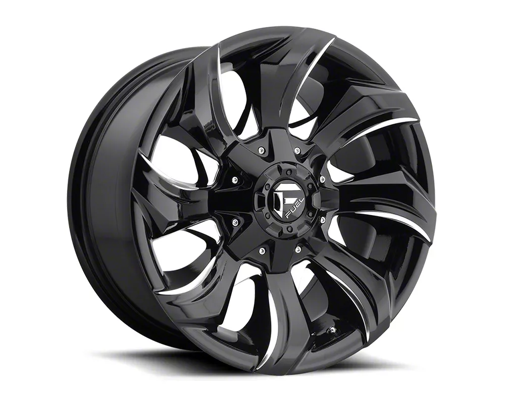 Fuel Wheels STRYKR Gloss Black Milled 6-Lug Wheel; 20x9; 1mm Offset (15-20 F-150)