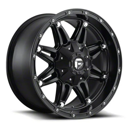 Fuel Wheels Hostage Matte Black 6-Lug Wheel; 18x12; -44mm Offset (14-18 Sierra 1500)