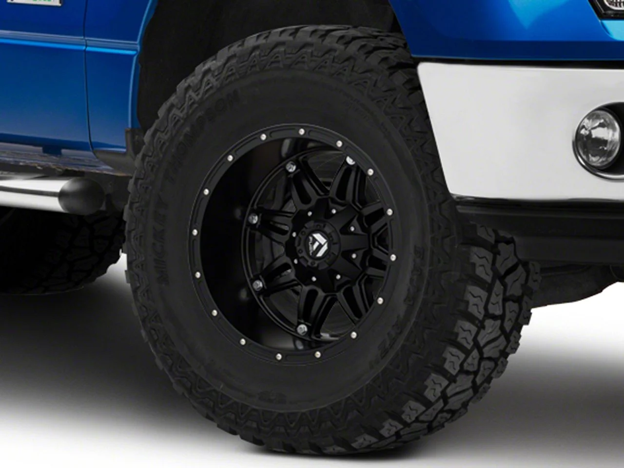 Fuel Wheels Hostage Matte Black 6-Lug Wheel; 18x12; -44mm Offset (09-14 F-150)