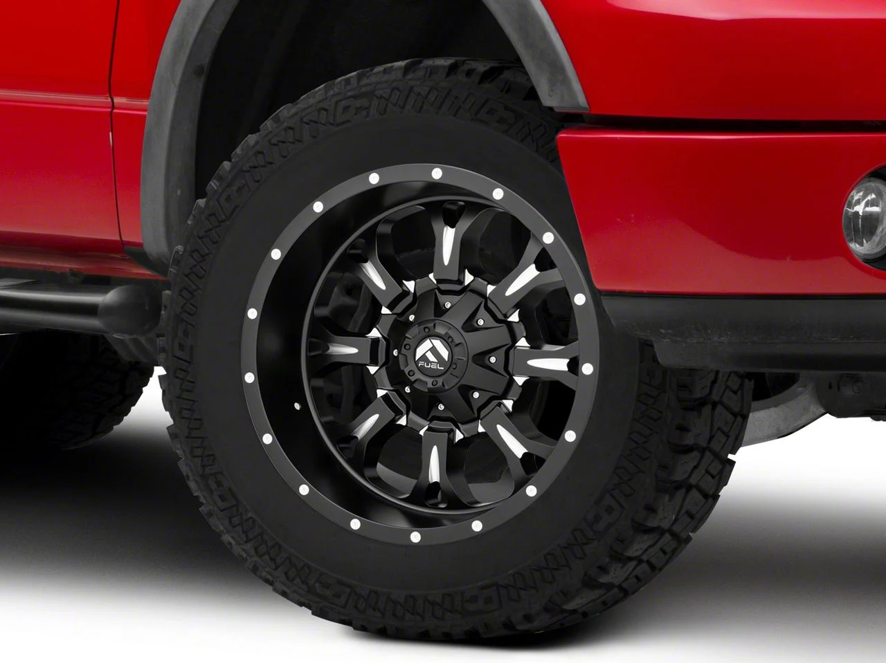 Fuel Wheels Krank Matte Black Milled 6-Lug Wheel; 20x12; -44mm Offset (04-08 F-150)