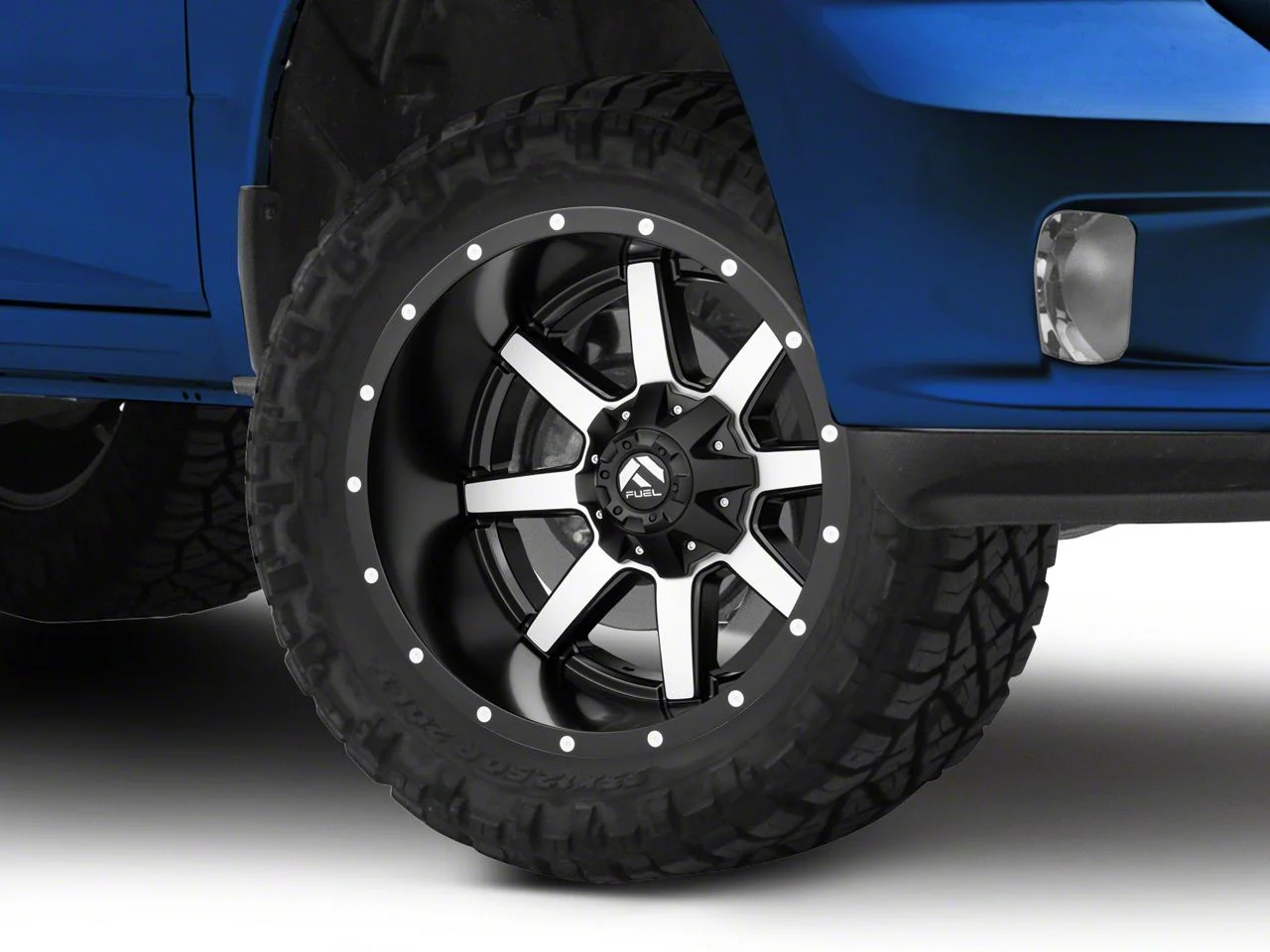 Fuel Wheels Maverick Matte Black Machined 5-Lug Wheel; 20x12; -44mm Offset (09-18 RAM 1500)